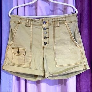 Anthropologie Chino Buttondown Shorts